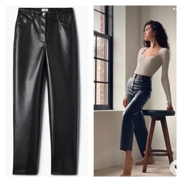 Wilfred Melina vegan leather pants 0 - Picture 2 of 16